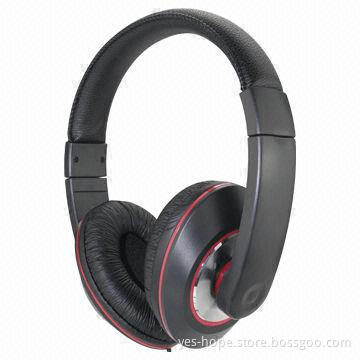 Super bass sound long wired computer headsets